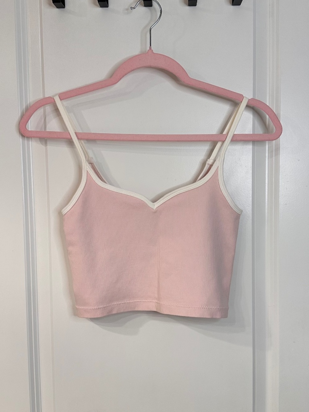 Pink and White Cami from Garage